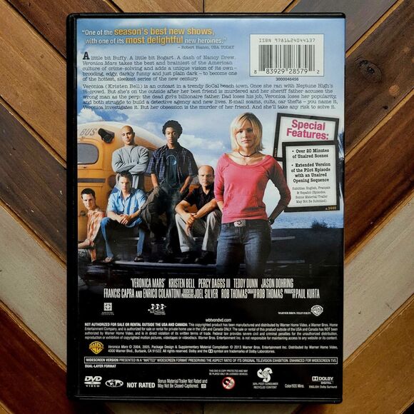 Veronica Mars: the Complete First Season (DVD) 6-Disc Box Set ft Kristin Bell - Picture 2 of 5